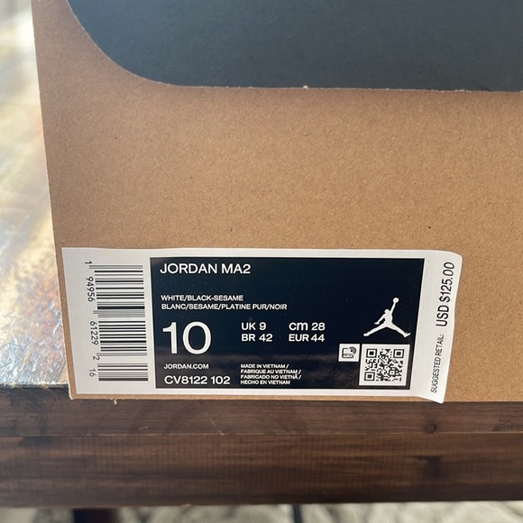 Jordan MA2 White Sesame - Picture 8 of 8